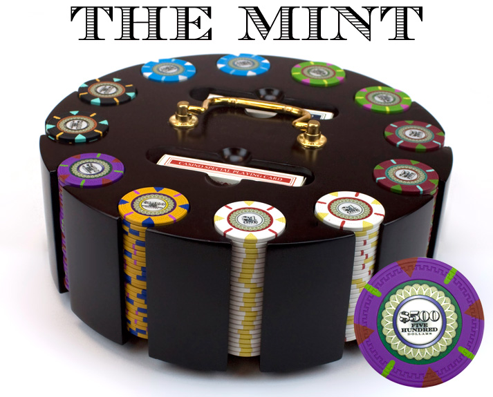 Csmt-300c 300ct Claysmith Gaming The Mint Chip Set In Carousel