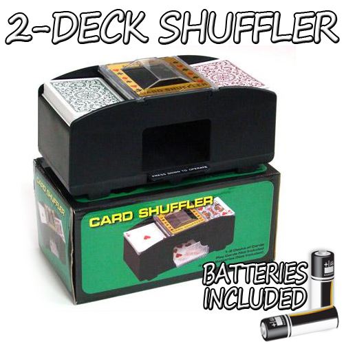 Gshu-001.free-10 2 Deck Playing Card Shuffler With Batteries
