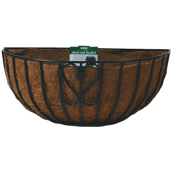F905 24 In. Hayrack With Coco Liner Plus Soil Moist Mat
