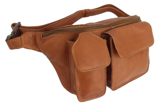 2120 Waist Bag With Phone Pocket- Saddle