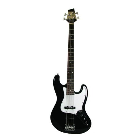 UPC 080931202018 product image for Kona Jazz Bass Style Guitar Solid Black - KEJBBK | upcitemdb.com