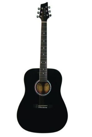 Kona Drdnt Acoustic Guitar Black - K41BK acoustic guitar