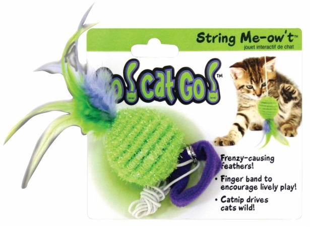 - Go Cat Go String Me-ow T- Multi Colored - Ct-10294