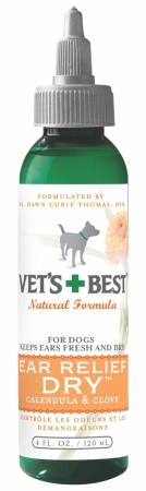 Bramton Company - Vets Best Ear Relief Dry 4 Ounce - 3165810022