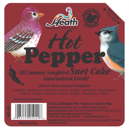 Hot Pepper Suet Cake- Hot Pepper - Dd-25