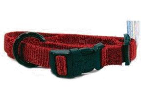 - Adjustable Dog Collar- Red .63 X 12-18 - Fas 12-18 Rd