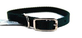 - Single Thick Nylon Dog Collar- Hunter Green .38 X 12 - Ste 12dg