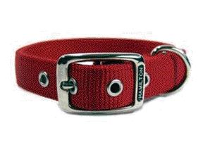 - Double Thick Nylon Dog Collar- Red 1 X 22 - Dd 22rd