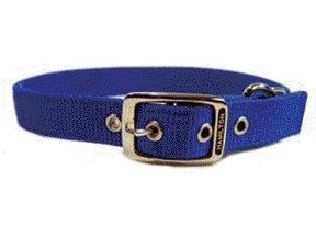 - Double Thick Nylon Dog Collar- Blue 1 X 26 - Dd 26bl