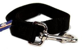 - Single Thick Nylon Lead- Black 1 X 2 - Slo 2bk