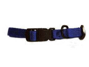 - Adjustable Dog Collar- Blue .38 X 7-12 - Fae 7-12 Bl