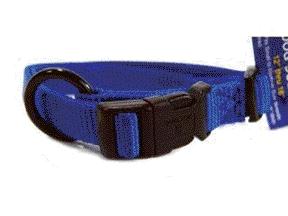 - Adjustable Dog Collar- Blue .63 X 12-18 - Fas 12-18 Bl