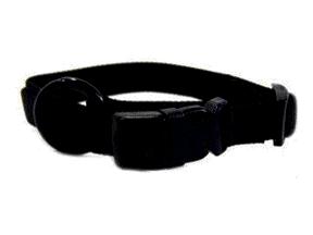 - Adjustable Dog Collar- Black .63 X 12-18 - Fas 12-18 Bk