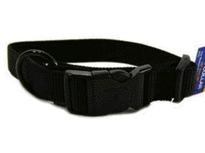 Adjustable Dog Collar- Black 1 X 18-26 - Fal 18-26 Bk