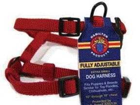 - Adjustable Dog Harness- Red .38 X 10-16 - Cfa Xsrd