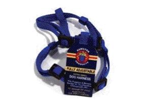 - Adjustable Dog Harness- Blue .38 X 10-16 - Cfa Xsbl