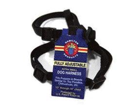- Adjustable Dog Harness- Black .38 X 10-16 - Cfa Xsbk