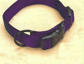 - Adjustable Dog Collar- Purple .63 X 12-18 - Fas 12-18 Pu