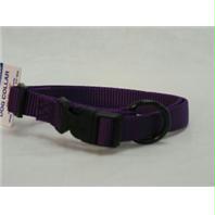- Adjustable Dog Collar- Purple .75 X 16-22 - Fam 16-22 Pu