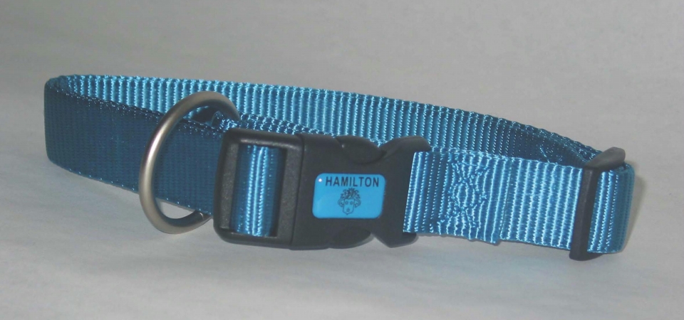 Adjustable Dog Collar- Ocean .38 X 7-12 - B Fae 7-12 Oc