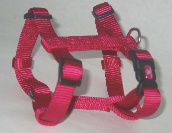 Adjustable Dog Harness- Pink Medium - B Cfa Mdrs