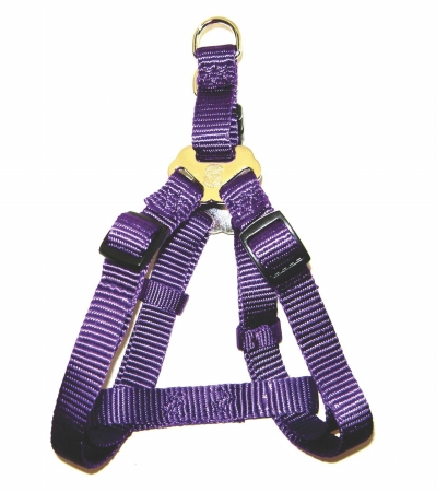 - Adjustable Easy On Harness- Purple .63 X 12-20 - Sha Smpu