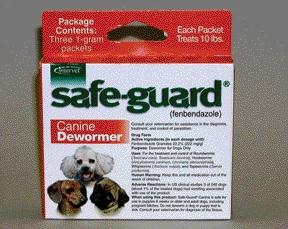 - Safeguard Dog Wormer 1 Gram - 034906-001-004107