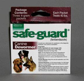 - Safeguard Dog Wormer 4 Gram - 040694-001-004109