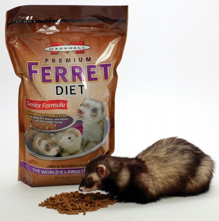 Marshall Pet Prod-food - Senior Ferret Food Diet 4 Pound - Fd-259