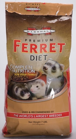 Marshall Pet Prod-food - Premium Ferret Diet 7 Pound - Fd-015