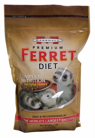 Marshall Pet Prod-food - Premium Ferret Diet 4 Pounds - Fd-177