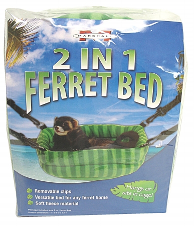 - Marshall 2 In 1 Ferret Bed- Assorted - Fp-367