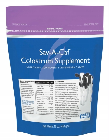 Milk Products,inc Sav-a-caf Colostrum Supplement 16 Ounce - 01-7514-0210