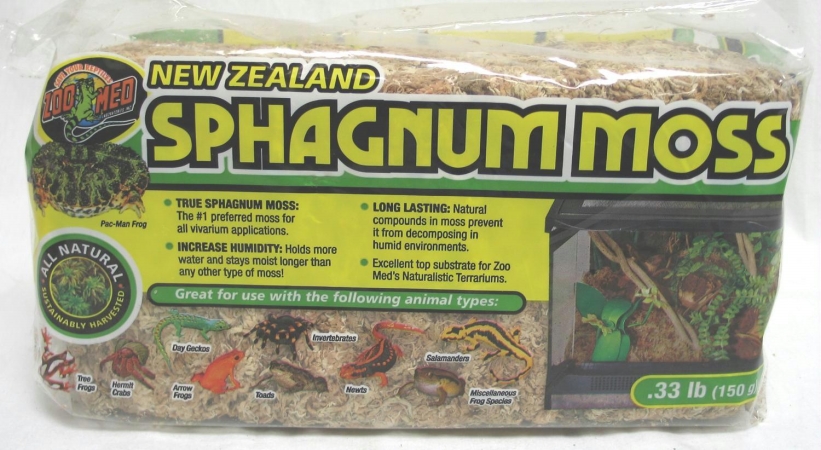 80 Cubic Inch Zoo Med Laboratories Szmcf3Nz New Zealand Sphagnum Moss