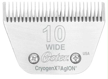 Oster A5 No. 10 Wide Blade Set- Silver - 78919-446