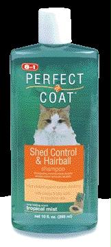 Perfect Coat Shed-hairbll Control Shampoo For Cats 10 Ounce - M637