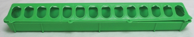 Inc Flip-top Poultry Feeder- Lime Green 20 Inch - 820limegreen