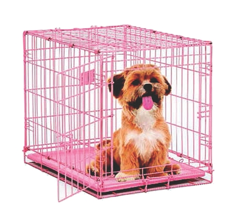 Midwest Container - I-crate Single Door- Pink 24 X 18 X 19 - 1524pk