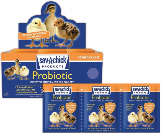 Milk Products,inc Sav-a-chick Probiotic Supplement 3 Pack-.17 Oz - 01-7403-0203