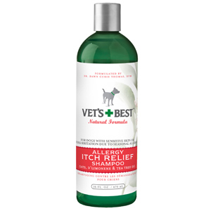 013vb-0345 Vets Best Allergy Itch Relief Shampoo 16 Ounce