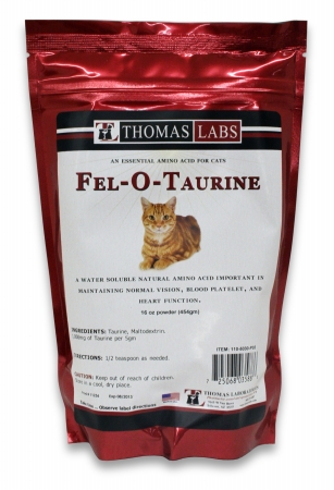 Thomas Lab 015tl01-16 Fel-o-taurine 16 Oz Powder