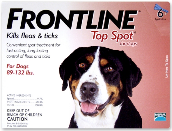 004fltsm-89-132 Frontline For Dogs 89-132 Lbs 6 Month