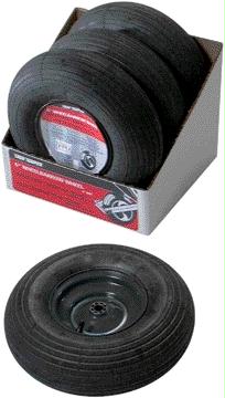 Wheelbarrow Wheel&tire Assmbly- Black 6 Inch - T14cc