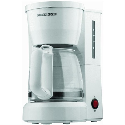 Spectrum Diversified 5-cup Drip Coffeemaker With Glass Carafe - White
