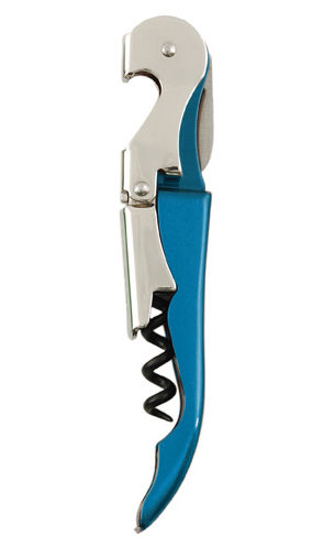 2604 Metallic Blue Truetap Double Hinged Corkscrew