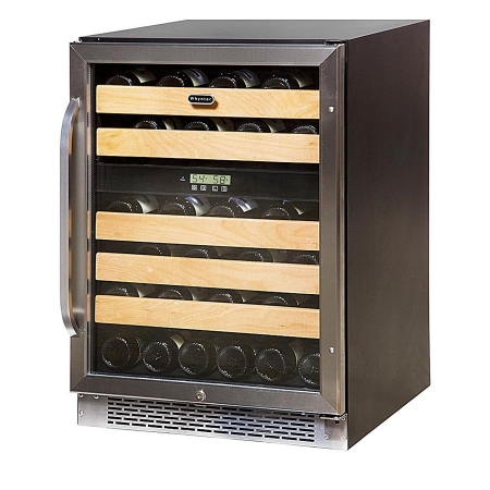 Bwr-461dz Whynter 46 Bottle Dual Temperature Zone Built-in Wine Refrigerator