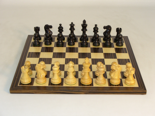 30bae-ebc Black American Emperor Set By Ww Chess