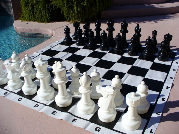 Gcv12 12 In. King Garden Chess Set By Cnchess
