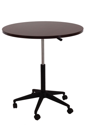 Boss Norstar N30-m 32 In. Mobile Round Table Mahogany