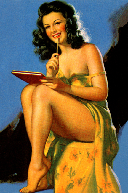 Buy Enlarge 0-587-25207-3C12X18 Drawing Looks- Canvas Size C12X18